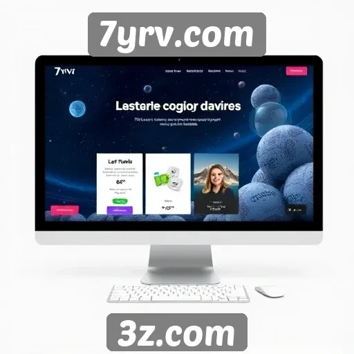 Acessibilidade e design do site 7yrv.com